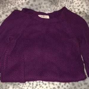 purple pullover
